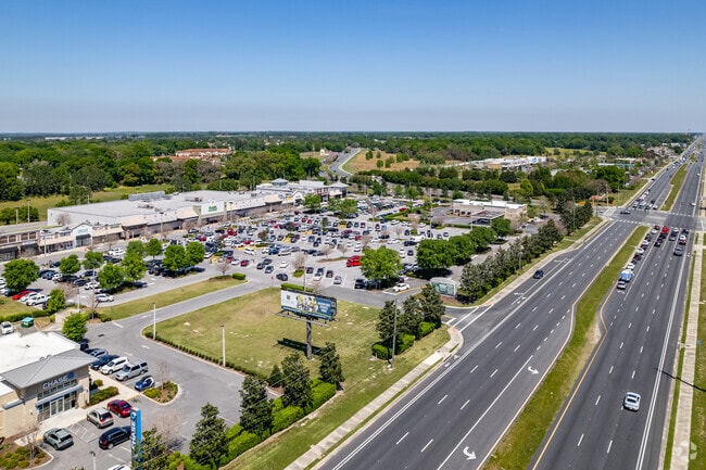 Most shopping is concentrated along State Road 200 in Liberty.