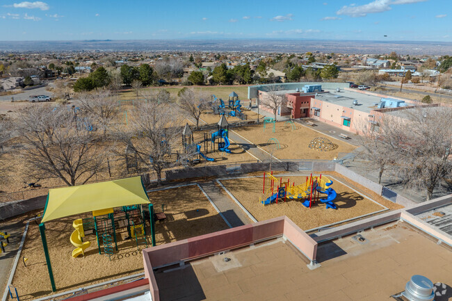 The playground at Double Eagle Elementary School.