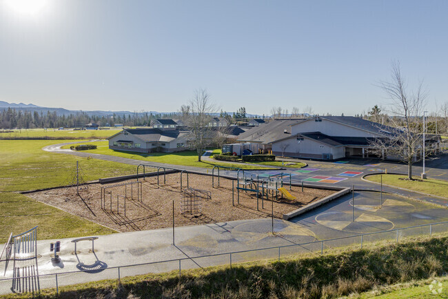 Play area at Sunrise Elementary School.