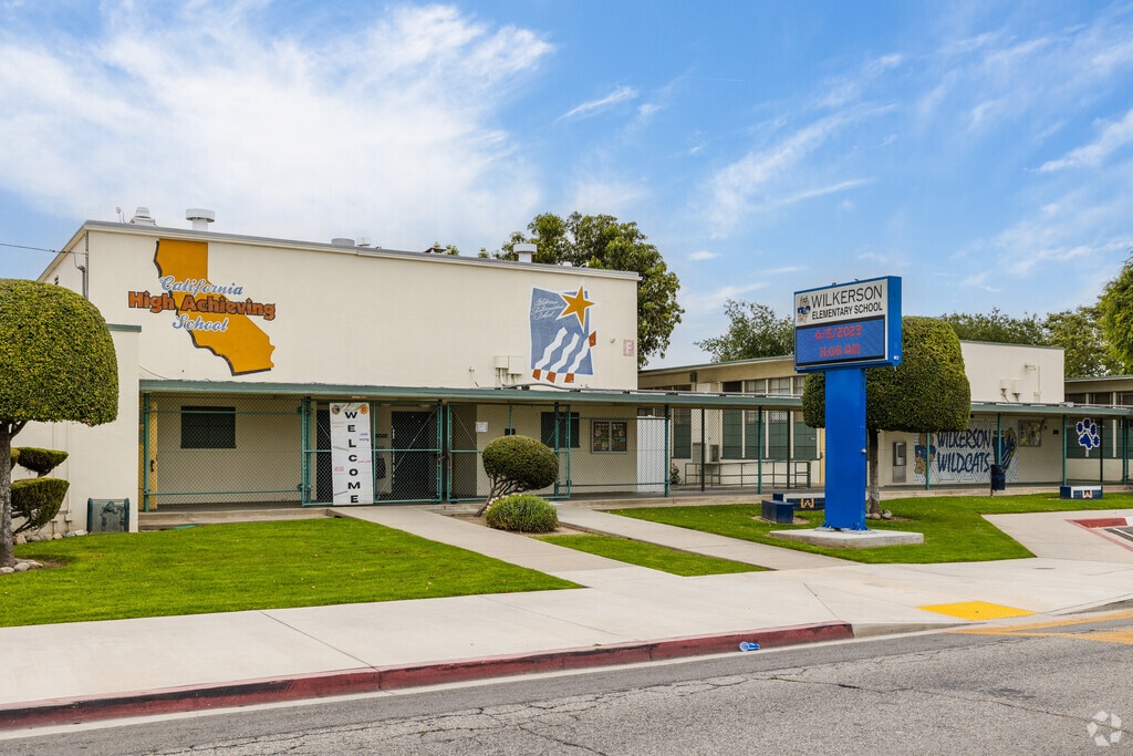 Front of Wilkerson Elementary School serves grades K-5.