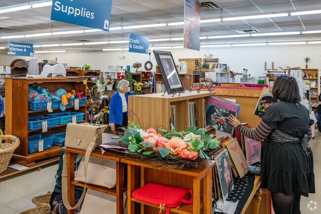 Proceeds from Merriman Valley's Happy Trails Thrift Shop benefit the Humane Society.