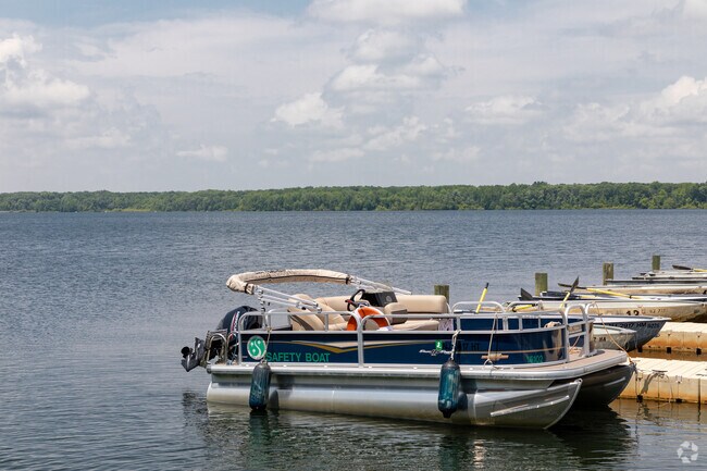There is ample boat parking at Manasquan Reservoir.