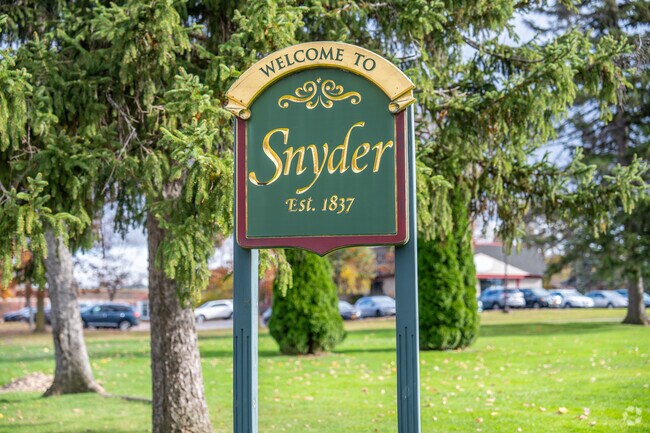 Residents of Snyder appreciate its proximity to suburban comforts and Buffalo's urban scene.