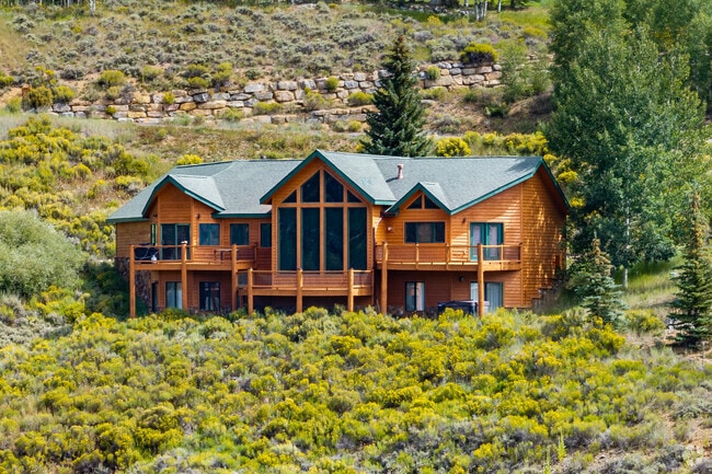 Wood-frame mountain homes are abundant in Silverthorne.