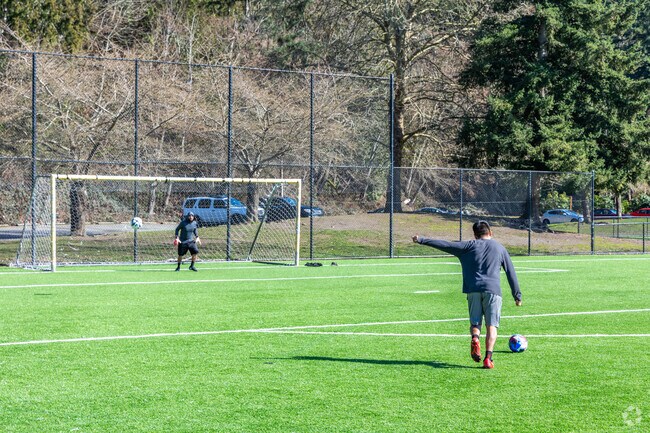 At Game Farm Park, Southeast Auburn residents love to knock the soccer ball around.