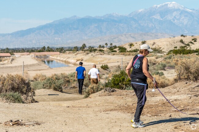 Immerse yourself in the natural beauty of the desert at Indio Hills Badlands Trailhead.