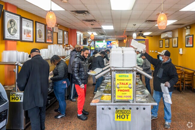 Jamaica Breeze in nearby Rosedale has buffet style dining with a Caribbean twist.