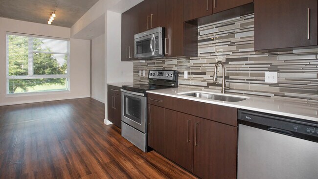 Kitchen with Stainless Steel Appliances