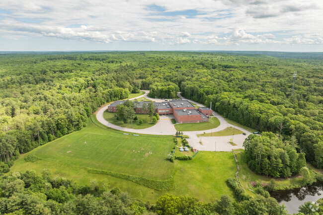 Back side of Ponaganset Middle School.