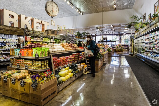Nugget Market provides the locals with fresh produce.