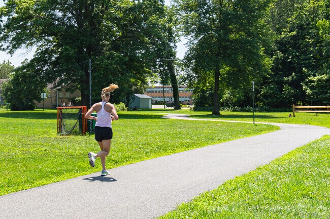Ridley Township Municipal Park offers a running trail for active members of Woodlyn.