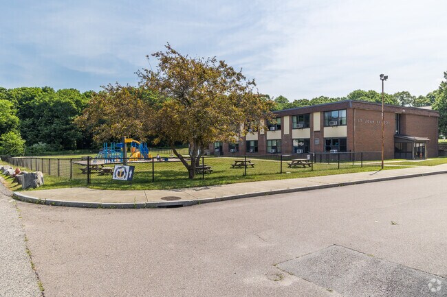 Take a look at the playground for Blackstone Valley Prep Elementary School.