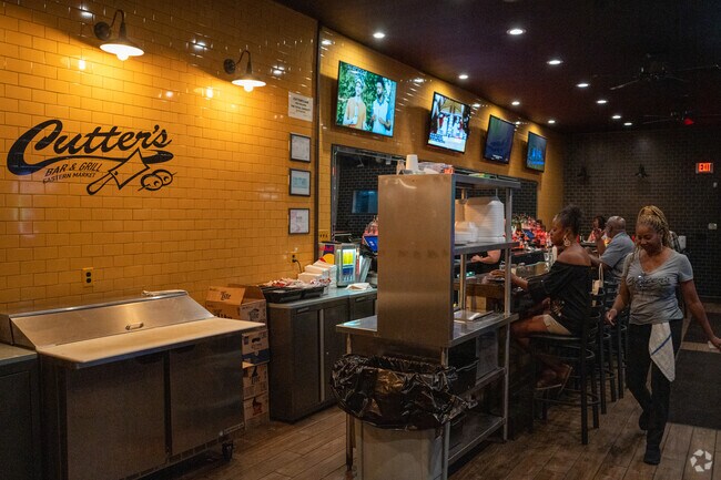 Cutter's Bar & Grill outside Northwest Goldberg is a familiar spot for burgers.