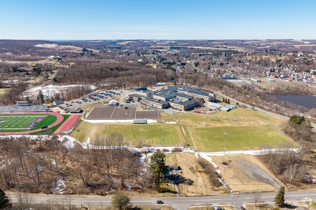 Cortland Junior Senior High school is minutes away from downtown Cortland.