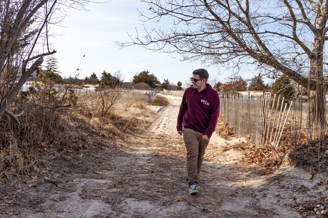 Enjoy the trails along Northwest Harbor County Park.