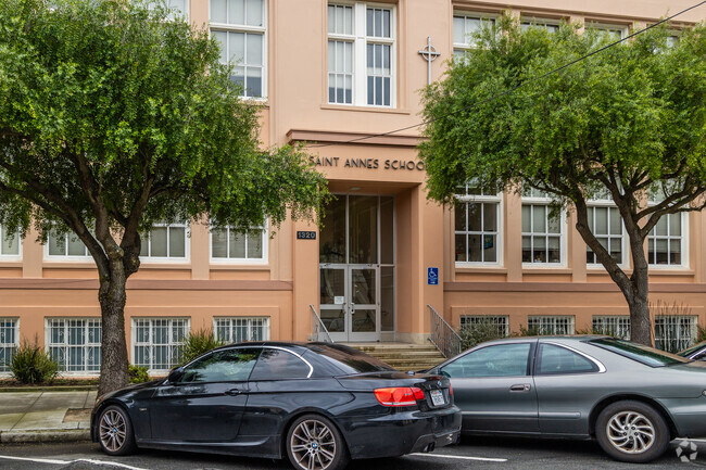 St Anne School has several entrances.