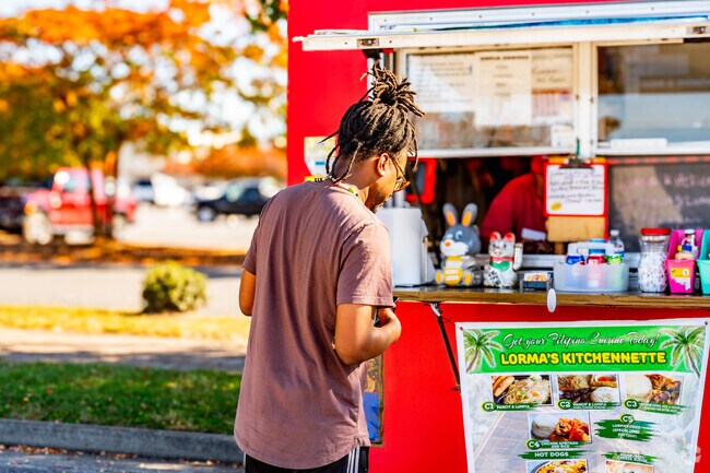 Exploring the diverse food truck scene in the Bland neighborhood of Newport News, Virginia.