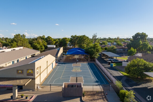 Emmanuel Lutheran School has a large play area to help students exercise in West Tempe.