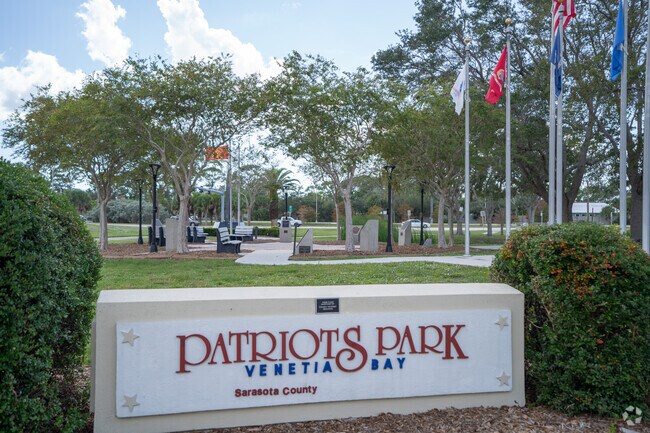 Patriot Park in East Gate is for City park remembering the victims & first responders of 9/11.