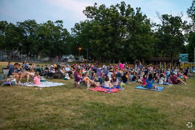 Bring a blanket or chair and relax in LaGrande Park for the Movie in the Park.