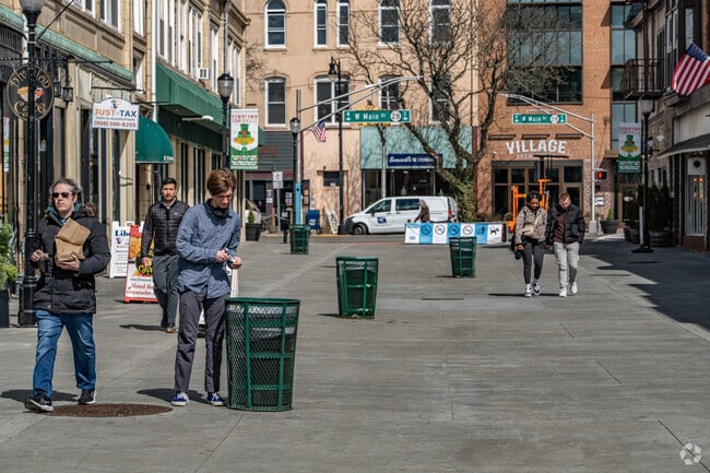 Division St is a popular neighborhood walkway, home to many local businesses, in Somerville.
