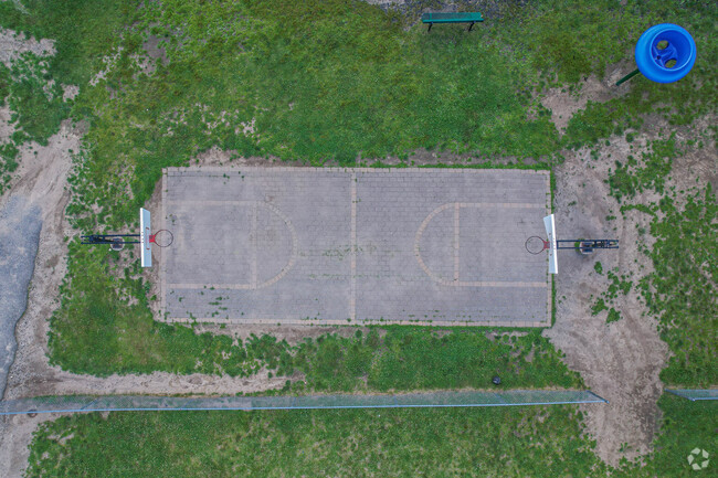 Henry E Warren Elementary School basketball court in Framingham.