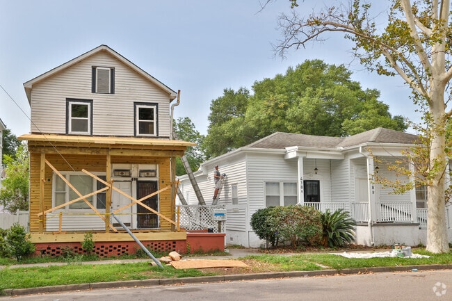 Upper Downtown is seeing many of its older homes getting some updates.