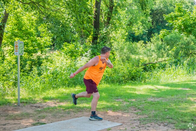 Locals love playing Disc Golf in Trosper Park.