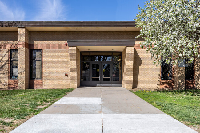 Adams Elementary School population includes students in kindergarten through fifth grade.