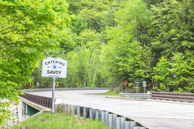 Along the Mohawk Trail on the northern edge of Savoy, the mountainous drive is a curvy adventure.