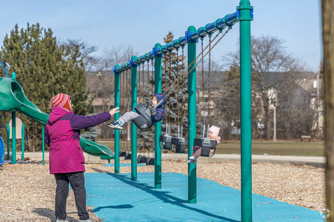 Families can enjoy the playground at the lovely Euclid Park.