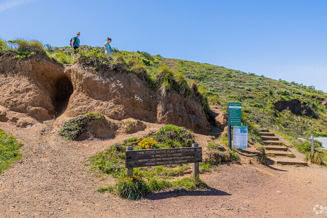 Clarendon Heights hikers are just minutes from Twin Peaks.