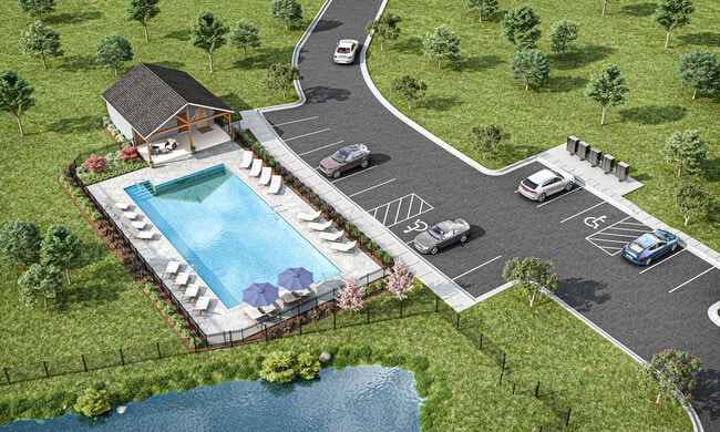 Swimsuits ready! Summer Club’s pool and cabana are under construction—perfect for cooling off and connecting with neighbors. Discover the refreshing lifestyle waiting for you.