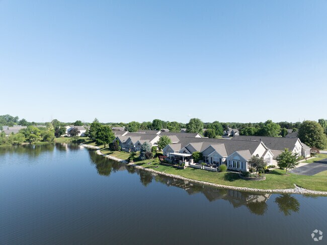 Many homes in Southern Dunes have waterfront views of man-made lakes.