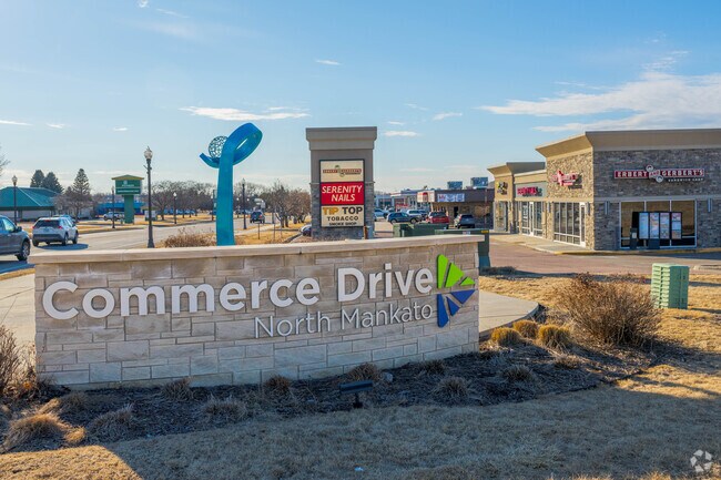 Commerce strive is the main business district in North Mankato.