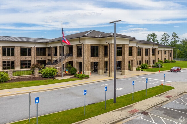 Front of Evans Elementary School