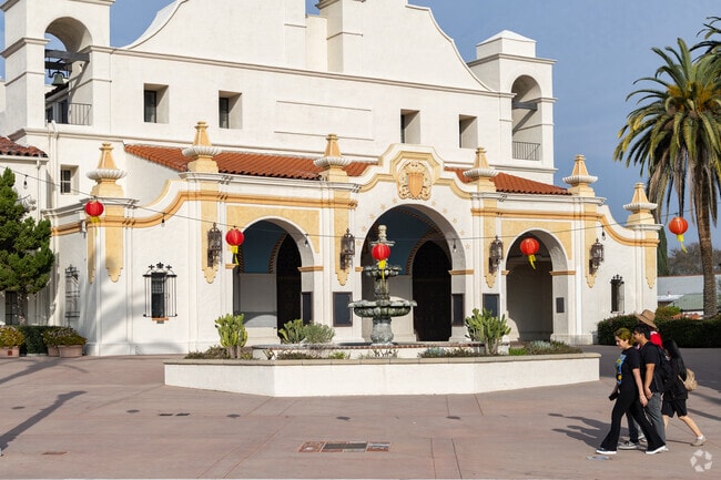 The Mission in San Gabriel is a great place to walk around with plenty of dining nearby.