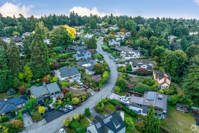 Blue Ridge is a small community of under 500 homes along a winding street.