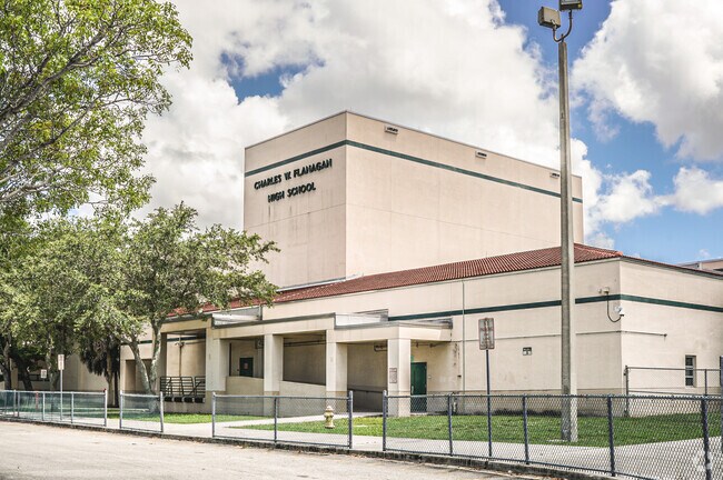Charles W. Flanagan High School sits on Taft Street in Pembroke Pines.