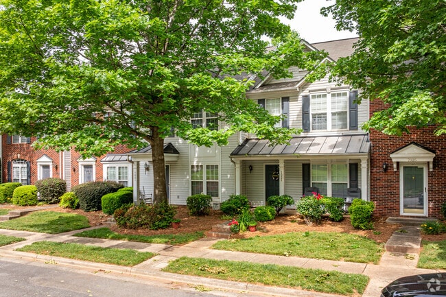 Condos and townhouses can be found throughout the College Downs community.