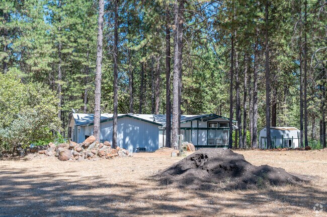 Homes are built among the trees in Dobbins.