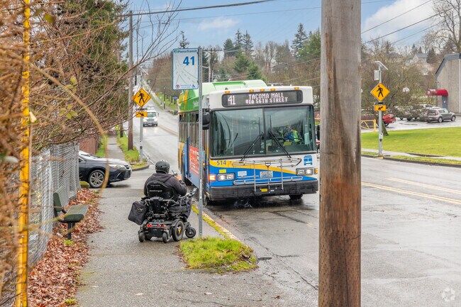Getting around by bus is a breeze in Eastside, with many routes running throughout the day.