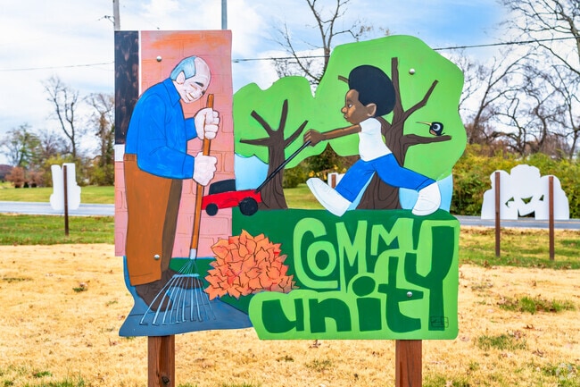 There is a collection of artworks with community themes in the Spanish Lake neighborhood.