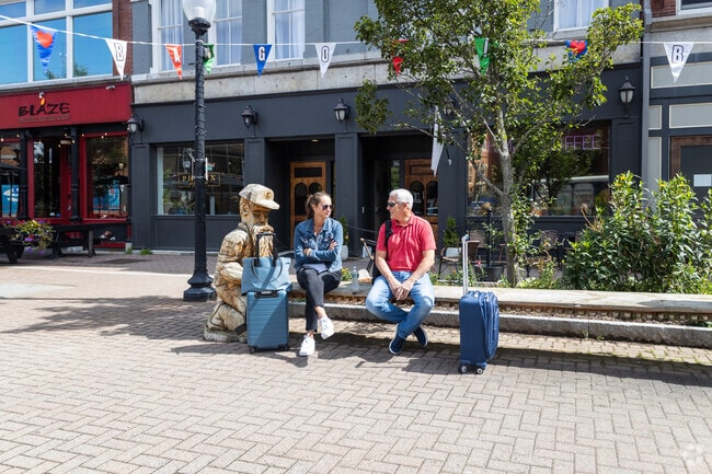 Downtown Bangor attracts many tourists for its vibrant feel.