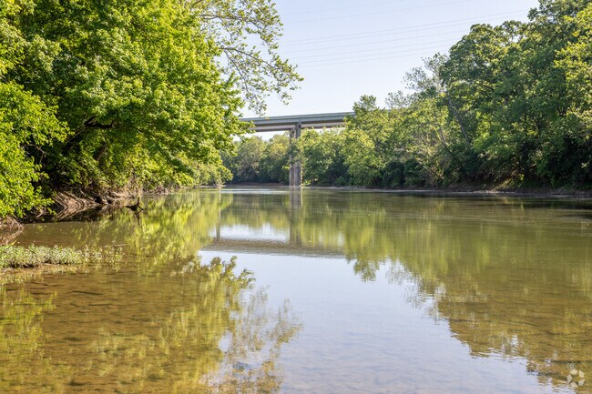 The Interstate 275 bridge crosses over the Little Miami River in Remington-Lake Isabella.