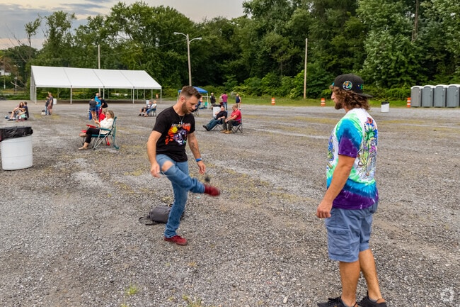 You never know when a game of hacky sack will break out when you are in Center City.