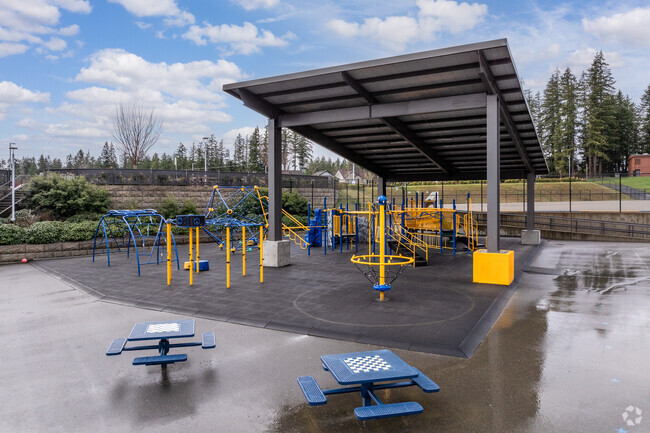 Sunny Hills Elementary School play area.