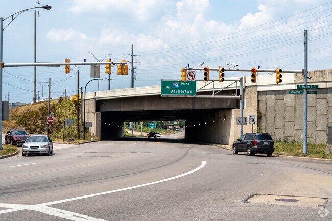 The Ellet neighborhood has convenient access to I-76.