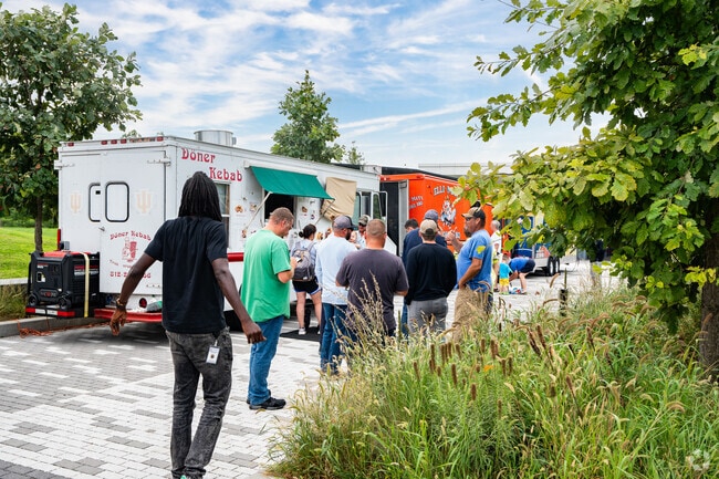The lines do grow long at Food Truck Friday at Switchyard Park.