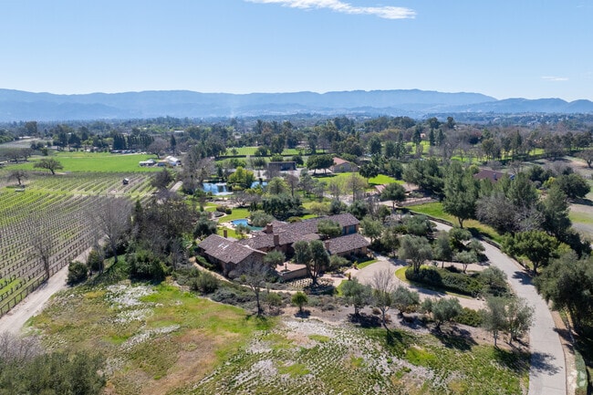 Many large estates fill the hilltops around Ballard.